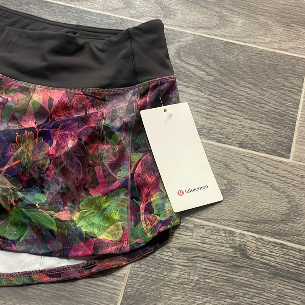 Lululemon Floral Athletic Shorts - Picture 3 of 7